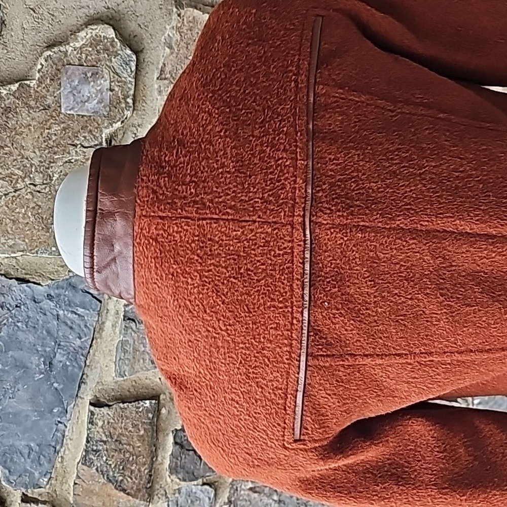 BABY ALPACA INCALPACA TPX brown wool blend coat in Brown size XS - Picture 9 of 13